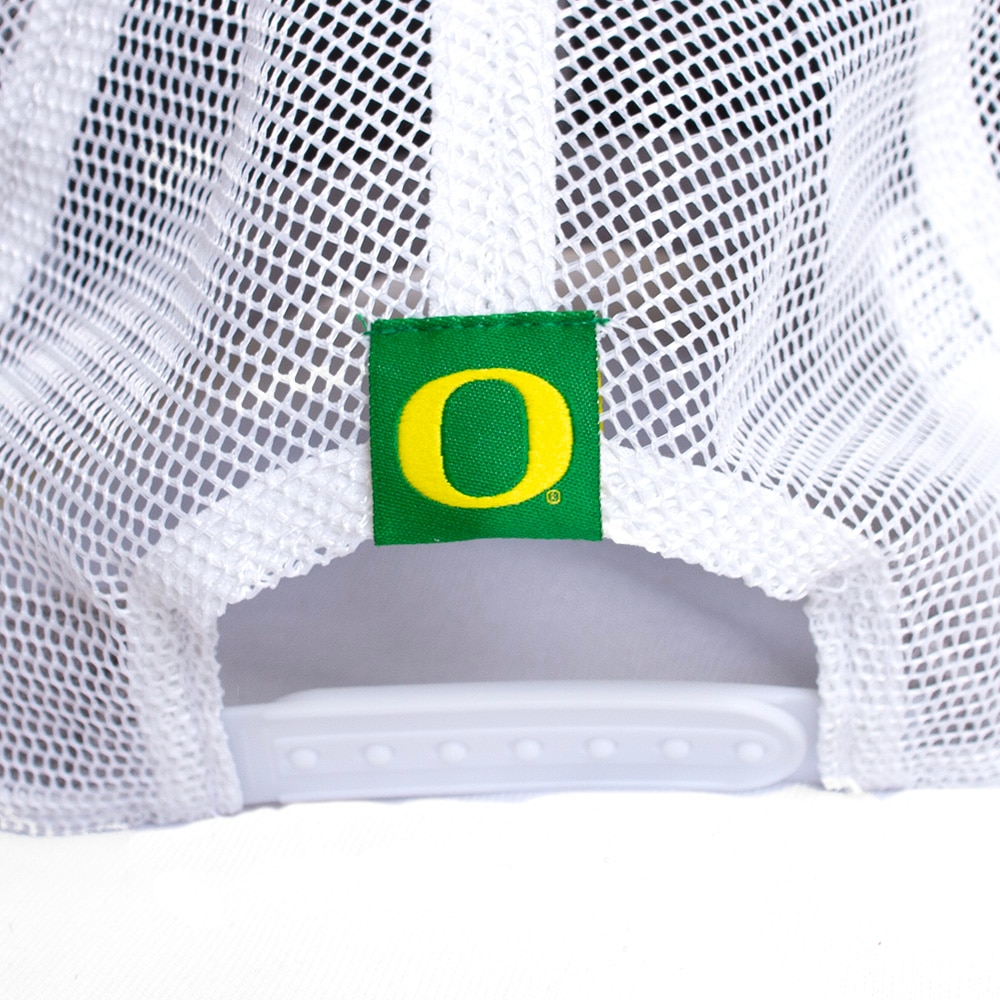 Go Ducks, Nike, Yellow, Trucker, Cotton Blend, Accessories, Unisex, Rise, Structured, Adjustable, Hat, 799514